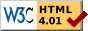 Valid XHTML 4,01
