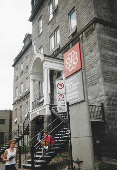 Exhibition of [Mind Painting} by Ngan Siu Mui and her disciples], held in Plateau-Mont-Royal Culture House, Montreal