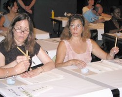 Participants in the Chinese Calligraphy Workshop