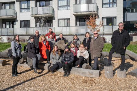 LaSalle Taishan Park inauguration, calligraphy design by Ngan Siu Mui