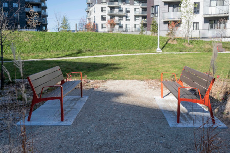 LaSalle Taishan Park inauguration, calligraphy design by Ngan Siu Mui