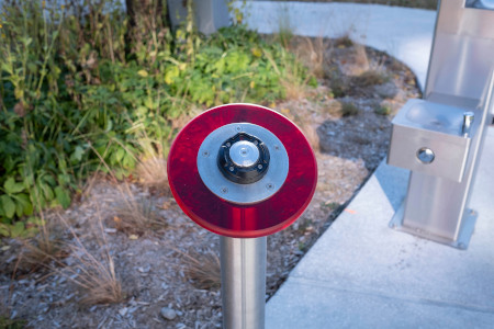 LaSalle Taishan Park inauguration, calligraphy design by Ngan Siu Mui