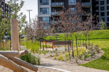 LaSalle Taishan Park inauguration, calligraphy design by Ngan Siu Mui