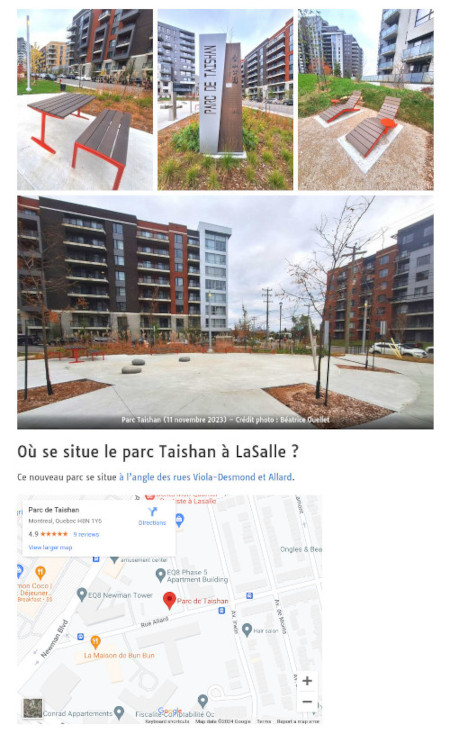 LaSalle Taishan Park inauguration, calligraphy design by Ngan Siu Mui