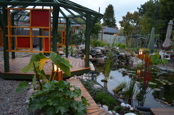 Ngan Siu Mui Garden Pond, Designing and Finishing Construction by Jean-Yves Pelletier, 2011