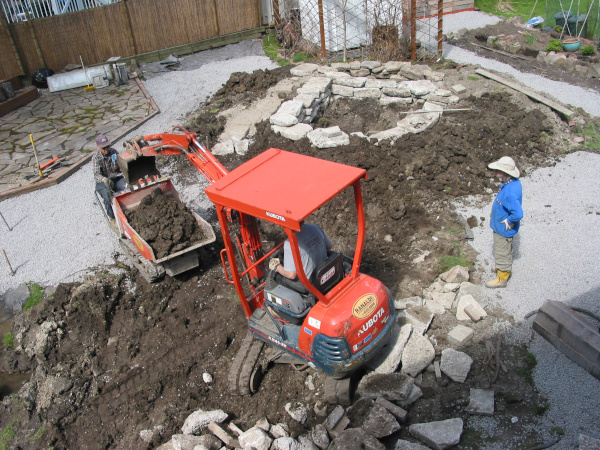 Ngan Siu Mui's Garden Pond, Construction Plan by Jean-Yves Pelletier, 2011