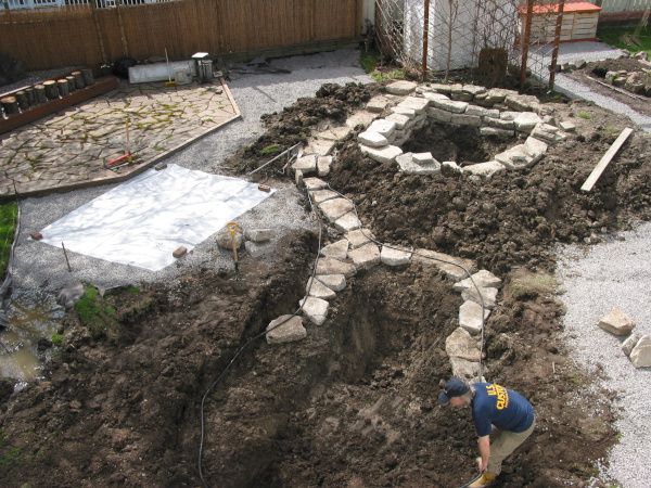 Ngan Siu Mui's Garden Pond, Construction Plan by Jean-Yves Pelletier, 2011