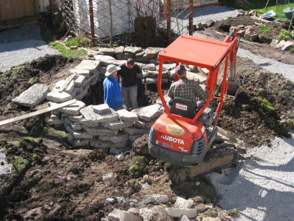 Ngan Siu Mui's Garden Pond, Construction Plan by Jean-Yves Pelletier, 2011