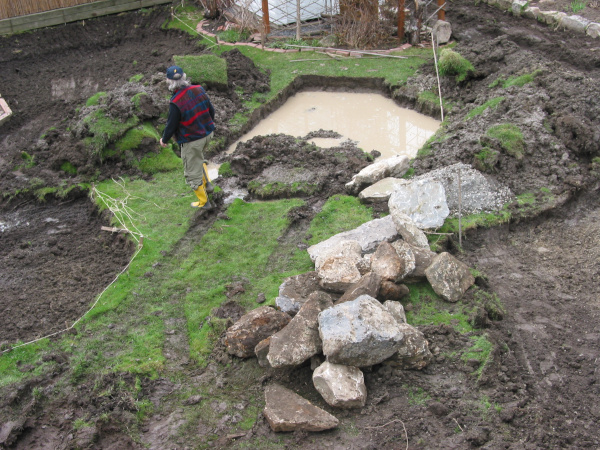Ngan Siu Mui's Garden Pond, Construction Plan by Jean-Yves Pelletier, 2011