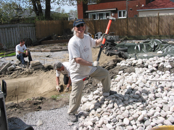 Ngan Siu Mui's Garden Pond, Construction Plan by Jean-Yves Pelletier, 2011