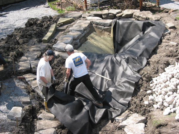 Ngan Siu Mui's Garden Pond, Construction Plan by Jean-Yves Pelletier, 2011