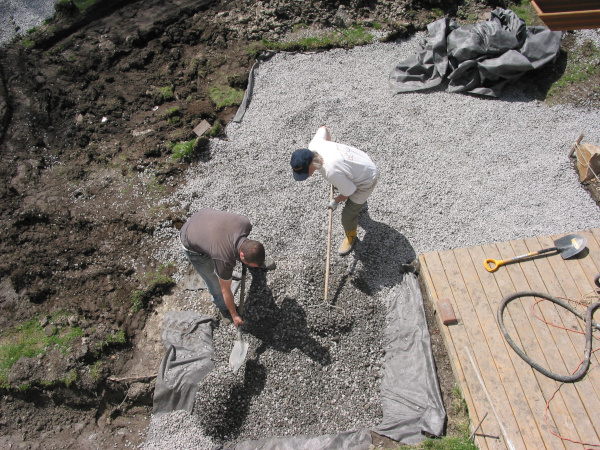 Ngan Siu Mui's Garden Pond, Construction Plan by Jean-Yves Pelletier, 2011