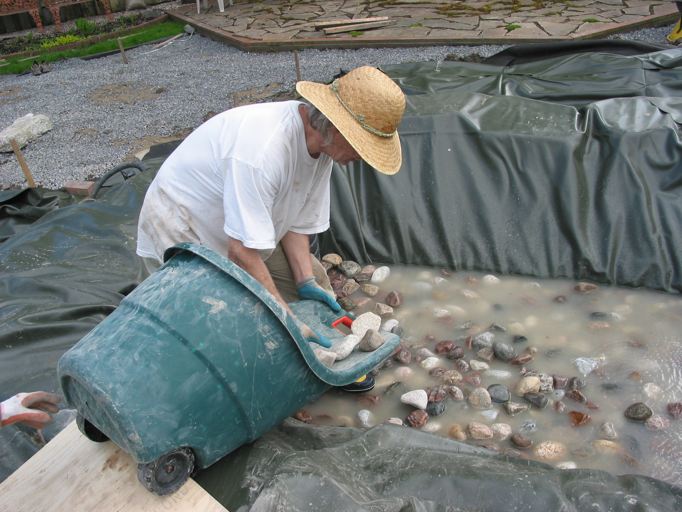 Ngan Siu Mui Garden Pond, Designing and Finishing Construction by Jean-Yves Pelletier, 2011