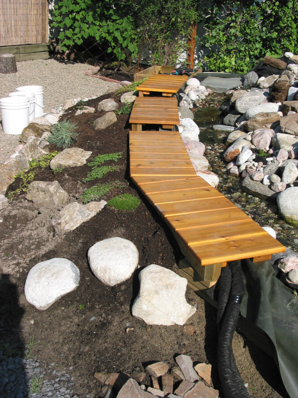 Ngan Siu Mui Garden Pond, Designing and Finishing Construction by Jean-Yves Pelletier, 2011