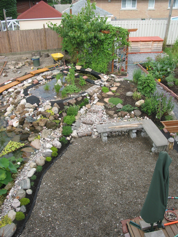 Ngan Siu Mui Garden Pond, Designing and Finishing Construction by Jean-Yves Pelletier, 2011