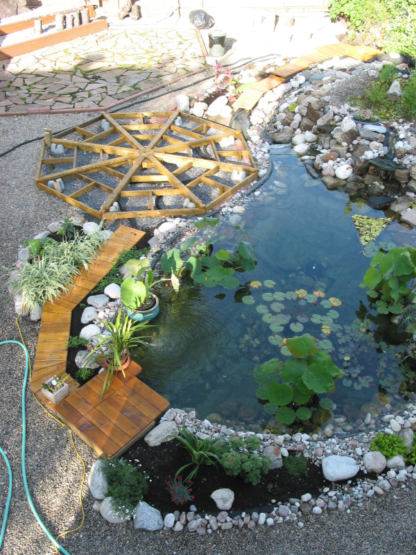 L'étang du jardin de Ngan Siu Mui, plan de construction par Jean-Yves Pelletier, 2011