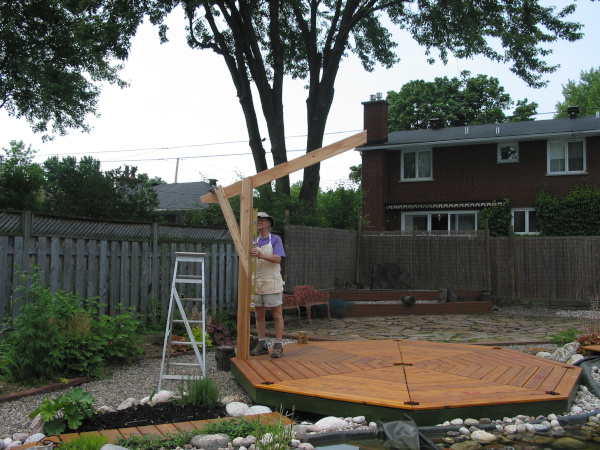 Ngan Siu Mui Garden Pond, Designing and Finishing Construction by Jean-Yves Pelletier, 2011
