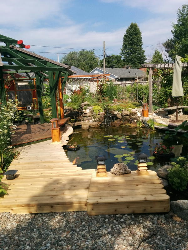 Ngan Siu Mui Garden Pond, Designing and Finishing Construction by Jean-Yves Pelletier, 2011